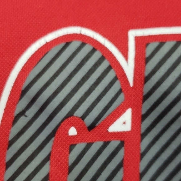 Y2k Russell Pouch Hoodie Georgia EXL Red Loved UC - Picture 5 of 13